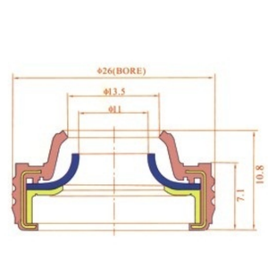 Vòng Đệm Trục Máy Nén <span class=keywords><strong>AC</strong></span> Tự Động RGFROST HVAC/Vòng Đệm Dầu/Vòng Đệm Vòng Đệm Vòng Đệm Máy Nén Cho Denso - Product Image 2
