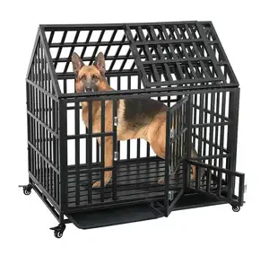 Heavy Duty Dog Cage Wholesale Price Customized Size Pet Cages Outdoor Kennel Dog House Dog Kennels Large Outdoor