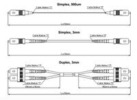 Fabricant de fibres Optiques FTTH SC-SC G657a2 monomode Câble Pull Cordon de Raccordement En fibre Optique