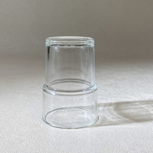 Clásico Claro Logotipo personalizado Apilable Jugo Soda Vasos de vidrio Hielo American <span class=keywords><strong>Cup</strong></span> Vasos Agua Tazas de café - Product Image 4