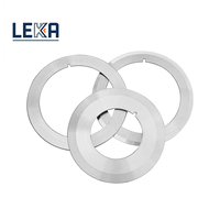 Couteaux de découpe supérieur et inférieur LEKA pour séparateur de batterie au lithium, film BOPP, tissu non tissé, lame de découpe circulaire