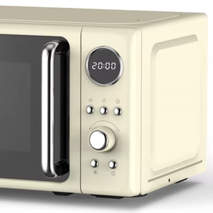 <span class=keywords><strong>Horno</strong></span> <span class=keywords><strong>microondas</strong></span> de encimera de acero inoxidable con Control Mecánico Eléctrico Retro de 20L de alta calidad para uso doméstico - Product Image 3