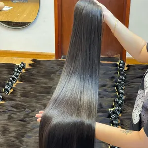 Schlussverkauf vietnamesisches rohes Haar unverarbeitetes jungfräuliches natürliches gewelltes Haar vietnamesische kopfhaut angepasstes rohes menschliches Haar