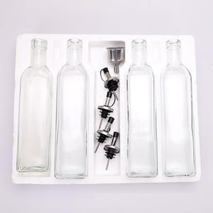 Bouteille distributrice d'<span class=keywords><strong>huile</strong></span> d'<span class=keywords><strong>olive</strong></span> en verre transparent, cruche à <span class=keywords><strong>huile</strong></span> et vinaigre avec becs verseurs et entonnoir - <span class=keywords><strong>Carafe</strong></span> à <span class=keywords><strong>huile</strong></span> d'<span class=keywords><strong>olive</strong></span> pour - Product Image 4