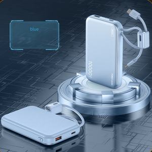 Nouveauté Chargeur portable 20000mah 10000mah avec logo personnalisé, câble intégré, banque de charge universelle 22.5W - Product Image 5