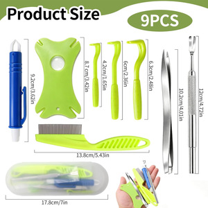 Kit Manuale in Plastica per la Rimozione di Zecche e Pulci per Animali Domestici - Gancio Raccogli Pidocchi e Pulci per Cani - Product Image 3