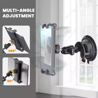 88mm TPU ventouse bus voiture taxi camion support de téléphone fixation rotatif support de tablette 17mm base de montage à bille