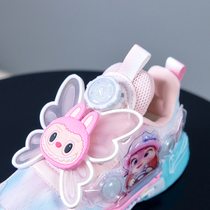 Cema 2026 Nuove Scarpe LED Primaverili per Bambini, Sneakers Casual per Ragazze con Decorazione a Farfalla e Lacci - Product Image 6