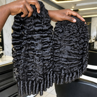 Extensions de cheveux bouclés bruts birmans, qualité 12A 15A, cheveux bruts non traités, 100% vierges, cuticules alignées, lots de cheveux humains bouclés, fournisseur