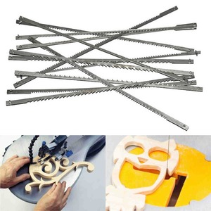 12x Cuchillas de sierra de calar negras de 127 mm con acabado de nitruro para accesorios de herramientas eléctricas de carpintería - Product Image 1