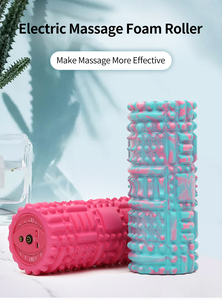 Cơ Bắp Phát Hành Columnar Rung Thể Dục Thể Thao Bọt Con Lăn Bán Buôn Đầy Màu Sắc Massage <span class=keywords><strong>2</strong></span> Trong 1 Con Lăn Bọt Điện - Product Image 5