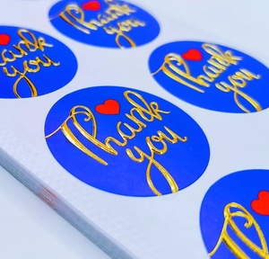 custom thank you sticker sheet - Product Image 3