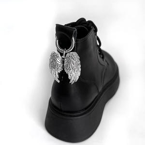Accessoires de chaussures Gillian : Ailes d'ange punk exagérées, tendance et cool, grandes boucles détachables pour bottes <span class=keywords><strong>Martin</strong></span> - Product Image 3
