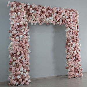 Série <span class=keywords><strong>de</strong></span> Décoration d'Arche en Roses et Pivoines 3D/5D Blanches Personnalisées en Gros : Bouquets Entièrement Roses et d'Hortensias - Product Image 6
