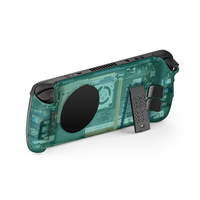 Nouvelle sortie : Étui robuste avec support pour Steam Deck, coque arrière modifiée, coque ABS pour console portable de jeu, support de bureau, accessoires