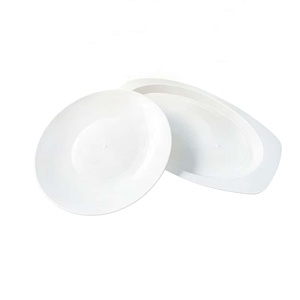 Platos Desechables de Plástico Elegantes <span class=keywords><strong>para</strong></span> Fiesta de Cumpleaños, Diseño Festoneado, Juego de Vajilla de Plástico Rosa Dorado - Product Image 6