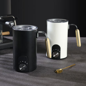 Mousseur à <span class=keywords><strong>lait</strong></span> électrique 4-en-1 en promotion <span class=keywords><strong>pour</strong></span> latte, chocolat chaud, café, expresso – Chauffe-<span class=keywords><strong>mousse</strong></span> avec boîtier en plastique <span class=keywords><strong>pour</strong></span> hôtels - Product Image 2