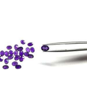 IGI certifié AAA Grade 5x7mm améthyste africaine naturelle de haute qualité en vrac en gros pierre calibrée à facettes ovale pierre précieuse en vrac - Product Image 4