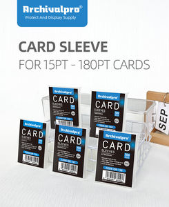 Bustine Protettive Standard 2 Mil per Carte 65x91mm 15pt-35pt, per Carte TCG e Sportive, Porta Carte - Product Image 6