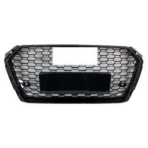 Kit de carrocería de coche más vendido, rejilla de panal de parachoques delantero ABS para <span class=keywords><strong>Audi</strong></span> <span class=keywords><strong>A4</strong></span> S4 <span class=keywords><strong>B9</strong></span>, actualización a RS4 Style 2017-2019 - Product Image 2