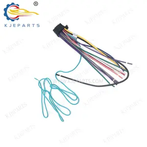 Aftermarket Hot Selling Car Stereo Power Speaker Cable 16 Pin Plug Complete Wiring Harness for Sonys