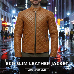 Custom Casual Winter Eco-Friendly Waterproof Reversible Breathable Motorcycle Biker Jacket Men Slim Fit Cowhide Leather Logo - Product Image 2