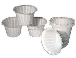 Papier <span class=keywords><strong>filtre</strong></span> à café jetable # <span class=keywords><strong>2</strong></span> # Panier à <span class=keywords><strong>filtre</strong></span> conique 4 cônes non blanchi, brun naturel et blanc, pour cafetière à <span class=keywords><strong>filtre</strong></span> - Product Image 5