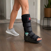 Botte de marche pneumatique ROM Air Walker à charnière réglable avec vessie gonflable pour soutien du pied, idéale pour entorse de la cheville, fracture ou post-chirurgie