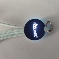 Kabel All in One dengan Logo Custom, Micro USB, Tipe C, Pengisian Daya 4 in 1, Kabel USB LED