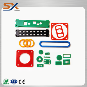 SHUOXI Op maat gemaakte siliconen NBR EPDM pakkingen, afdichtingen, vlakke afdichtingsringen, ringen, op maat gemaakte rubberen ringen levering - Product Image 1