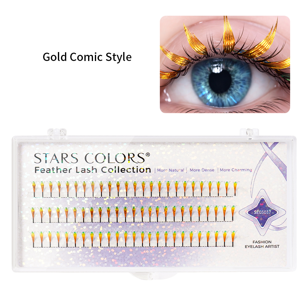 สไตล์การ์ตูนสีทอง