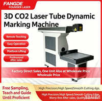 Machine de gravure et de marquage laser CO2 Galvo 3D à mise au point dynamique grand format 600 mm 100W/200W/300W, refroidissement par eau, écologique, IA