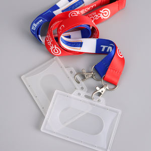 Cordón de doble Clip para tarjetas de identificación, soporte de dos ganchos para tarjetas de identificación - Product Image 4