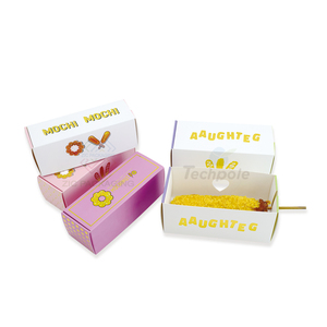 Shenzhen 1 3 <span class=keywords><strong>5</strong></span> adet kapaklı paket yapışmaz Waffle kutu beyaz Hotdog kağıt Hot <span class=keywords><strong>Dog</strong></span> yiyecek tepsisi - Product Image 6