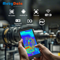 PDA Industrial Multifuncional Mobydata SA99 con NFC, Imagen Térmica, Escáner de Códigos de Barras 1D y 2D para Uso Industrial
