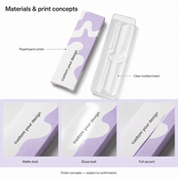 Boîte d'emballage personnalisée pour kit de stylo injecteur avec insert moulé transparent, carton imprimé, emballage de dispositif médical à marque privée