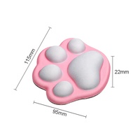 Repose-poignet en Silicone mignon petit tapis de souris patte de chat
