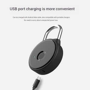 Không thấm nước chống trộm Kiểm soát an ninh vân tay Keyless ổ khóa thông minh ứng dụng ổ khóa thông minh - Product Image 3