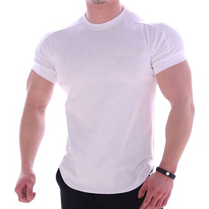 T-shirts décontractés en maille pour hommes, grande taille, imprimés sur mesure en usine, vente en gros, design vierge à prix abordable - Product Image 2