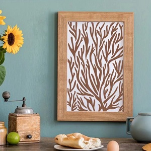 GF Pemium Qualité 8pcs Grande Taille Géométrique Peinture Modèles Abstrait Superposition Peinture Murale Dessin Pochoirs pour Fournitures d'Art - Product Image 5