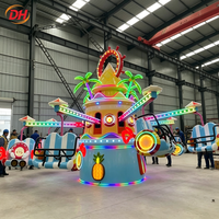 Manège familial pour fêtes de plage, Manège à rebondissances, Manège avion à commande autonome, Manège avion sauteur, Attraction de loisirs extérieure personnalisée à LED