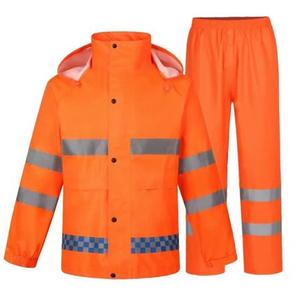 Fabricantes de impermeables Hi Vis Chubasqueros Motor Bicicleta Lluvia Chaqueta Impermeable Durable Oxford Traje de lluvia para motocicleta - Product Image 4