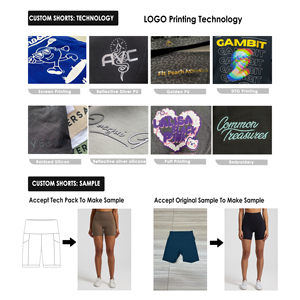 Shorts de <span class=keywords><strong>sport</strong></span> pour femmes, yoga, sans couture, design scrunch butt, taille élastique, motif imprimé, vente en gros, vêtements de <span class=keywords><strong>sport</strong></span> pour le vélo et l'entraînement - Product Image 4