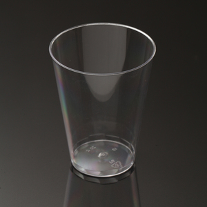 New Arrival 7Oz Straight Round rõ ràng PS nhựa bia <span class=keywords><strong>Mug</strong></span> 210ml tùy chỉnh vành vàng in Cốc dùng một lần cho Đảng uống - Product Image 6