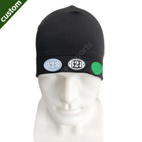 Casquettes personnalisables en caoutchouc avec logo pour dreadlocks, tresses torsadées, ondulations, style motard, vente en gros, bonnets de sport personnalisés avec caoutchouc
