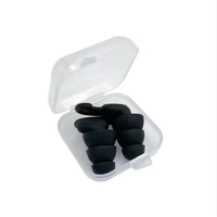 Bouchons d'oreille réutilisables, doux et lavables, anti-bruit, efficacement protégés pour dormir, en silicone, confortable et à la mode