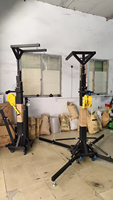 Soporte de Elevación Manual Resistente de 6 m, Capacidad de Carga de 300 kg, Preensamblado, para Luces Móviles, Truss, Altavoces Line Array, con Manivela