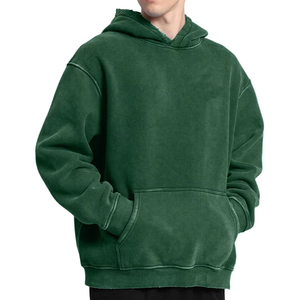 Pull Acid Wash 420 Gsm Coton Coupe Surdimensionnée Manches Longues Avec Poches Avant Unisexe <span class=keywords><strong>Porter</strong></span> Hommes Athlétique Vintage Hoodies - Product Image 2