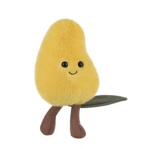 Mainan Buah-Buahan Kustom Kreatif Boneka Tanaman Berbulu Mainan Mangga Lucu Boneka Plush Kustom untuk Dijual - Product Image 1