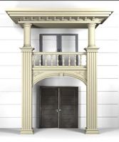 Nouveau design décoratif extérieur GRC colonnes romaines en béton pour façade extérieure moderne Design pilier colonne décorative